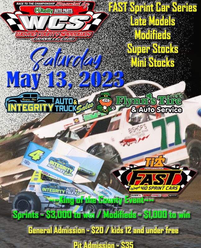 SCHEDULE CHANGE Wayne County Speedway